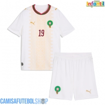 Camisa de time de futebol Marrocos Youssef En-Nesyri #19 Replicas 2º Equipamento Infantil Mundo 2026 Manga Curta (+ Calças curtas)